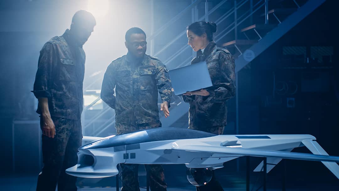 Photo de militaires représentant le domaine de la défense pour Novadditive